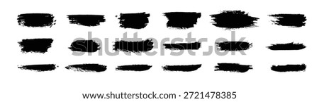 Graphic element design with ink splatter or splash, circle, line, and frame. Paint grunge backgrounds, and brushstrokes. Marker pen or brushstrokes and dashes. Vector illustration.