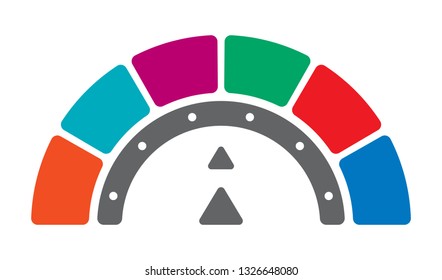 graphic element and dial, infographic color vector