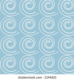 graphic element spiral with dots