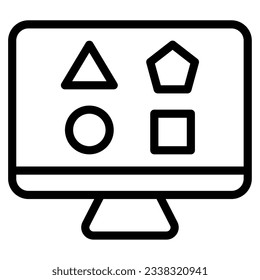 Graphic Elements Icon can be used for web, mobile app, infographic, etc