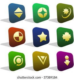 Graphic elements set. Vector illustration.