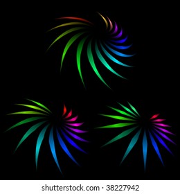 Graphic elements set. Vector illustration.