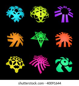 Hippie Icons Set Hippie Neon Sign Stock Vector Royalty Free 1348181006 Hippie Icons Set Hippie Neon Sign Stock Vector Royalty Free 1348181006