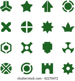 Graphic elements set. Vector illustration.