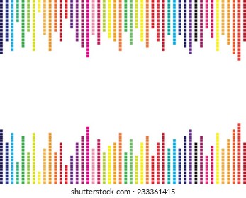 Graphic equalizer color 