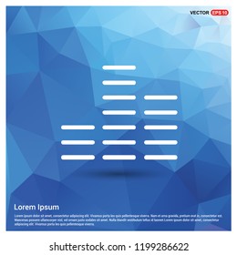 Graphic equalizer icon - Free vector icon