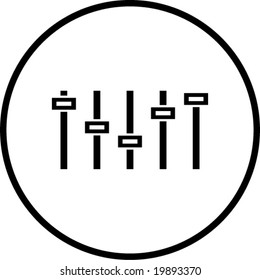 graphic equalizer symbol