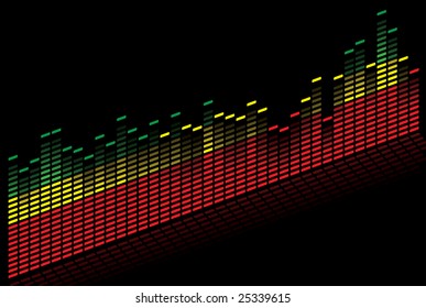 Graphic equalizer - Vector image