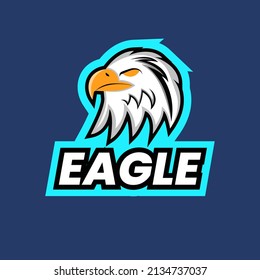Graphic e-sport eagle logo for your design team . Suitable for e-sport industry