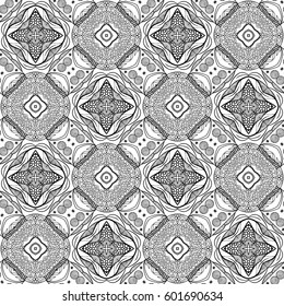 Graphic ethnic ornament design. Vector seamless texture for wallpapers, pattern fills, web page backgrounds