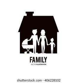 Graphic of Family design , vector illustration
