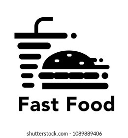 graphic fast food, vector