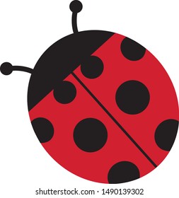 GRAPHIC FAT RED LADY BUG