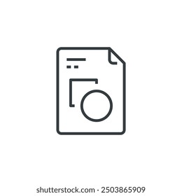 Grafikdateisymbol, Vektorgrafik der Grafikdatei