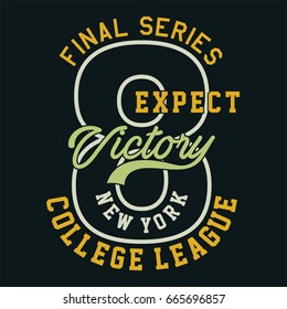 graphic final series expect victory for shirt and print