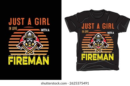 graphic fireman t shirt design ideas