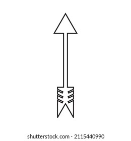 Graphic flat arrow icon for your design and website