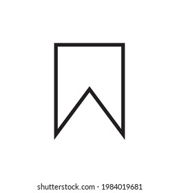 Grafik-flaches Lesezeichen-Symbol für Ihr Design und Ihre Website