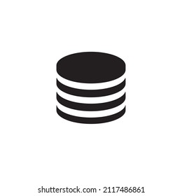Icono gráfico de moneda plana para su diseño y sitio web
