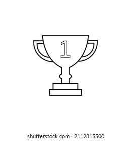 Grafisches flaches Cup-Symbol für Ihr Design und Ihre Website