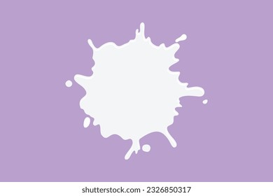 Graphic flat design drawing of water drips and flowing logo, icon, label, symbol. Blob and splash. Concept of paint splashes, splatters, splodges, drops, blots shape. Cartoon style vector illustration