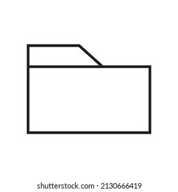 Icono gráfico de carpeta plana para su diseño y sitio web