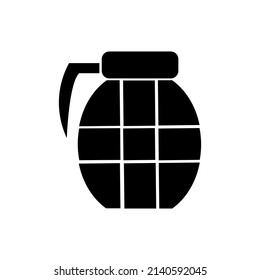 Grafisches Flachgrenadensymbol für Ihr Design und Ihre Website
