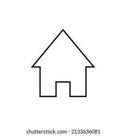 Grafisches flaches Haus-Symbol für Ihr Design und Ihre Website
