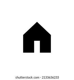 Icono gráfico de la casa plana para su diseño y sitio web