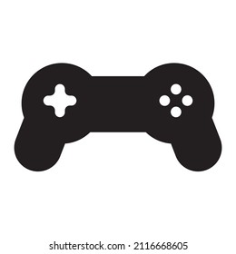 Graphic flat joystick icon for your design and website