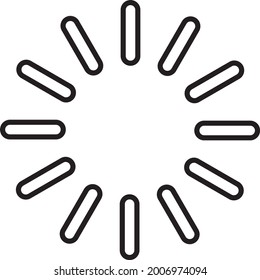 Graphic flat loading icon for your design and website