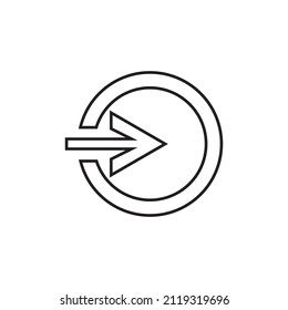 Icono de acceso plano gráfico para su diseño y sitio web