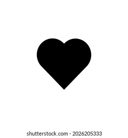 Graphic flat love icon for your design and website
