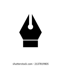 Graphic flat pen tool icon for your design and website
