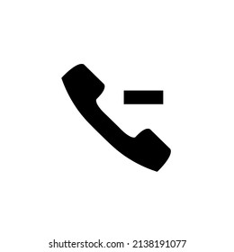 Graphic flat phone icon for your design and website