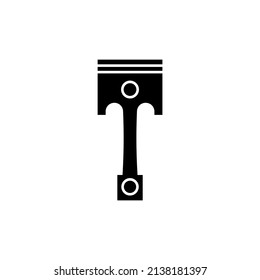 Graphic flat piston icon for your design and website