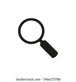 Graphic flat search icon for your design