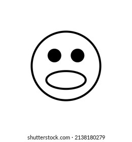 Graphic flat shocked icon for your design and website