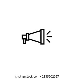 Grafisches flaches Lautsprechersymbol für Ihr Design und Ihre Website