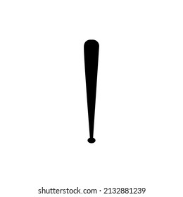 Graphic flat stick baseball icon for your design and website