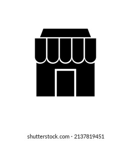 Graphic flat store icon for your design and website