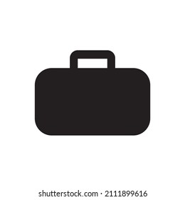 Icono gráfico de maleta plana para su diseño y sitio web