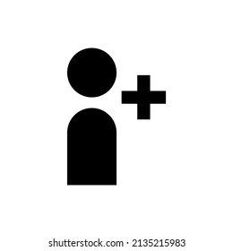 Icono de usuario plano gráfico para su diseño y sitio web