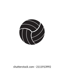 Icono gráfico de voleibol plano para su diseño y sitio web