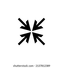 Graphic flat zoom in icon for your design and website