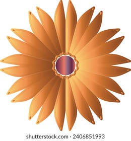 Plantilla de logotipo de elementos de diseño de flores gráficas