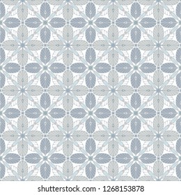 graphic flower pattern vector illustration. geometric floral line oriental seamless pattern. spring cherry flower background, wallpaper design mandala ornament.