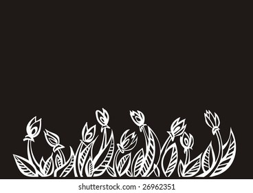 graphic flowers