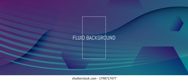 Graphic Fluid. 3d Flow Line Texture. Vector Futuristic Pattern. Wavy Digital Website. Gradient Graphic Fluid. Turquoise Modern Layout. Abstract Minimal Background. Graphic Fluid.