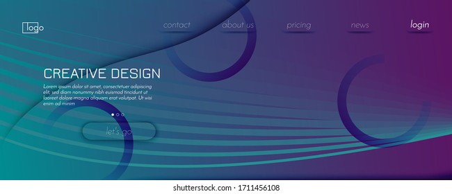 Graphic Fluid. 3d Flow Lines Banner. Vector Dynamic Brochure. Vibrant Technology Website. Gradient Graphic Fluid. Blue Memphis Motion. Abstract Business Background. Graphic Fluid.